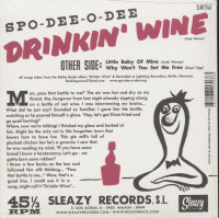 Preview: Drinkin' Wine (7inch, 45rpm, EP, PS) Preview: Drinkin' Wine (7inch, 45rpm, EP, PS)