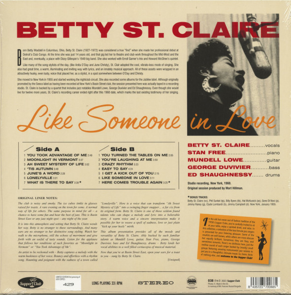 Like Someone In Love (LP, 180g Vinyl, Ltd.)