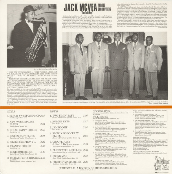 Two Timin' Baby (LP)