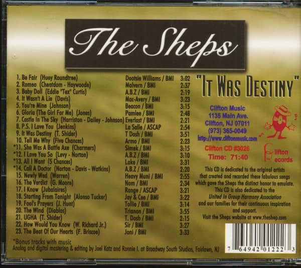 It Was Destiny (CD)