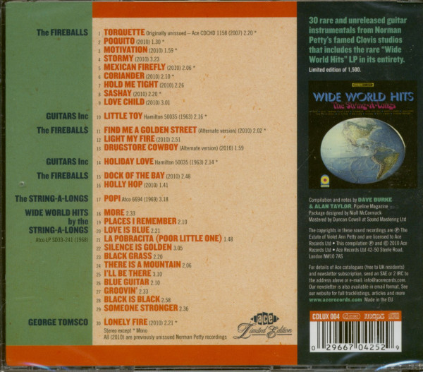 Exotic Guitars From The Clovis Vaults (CD)