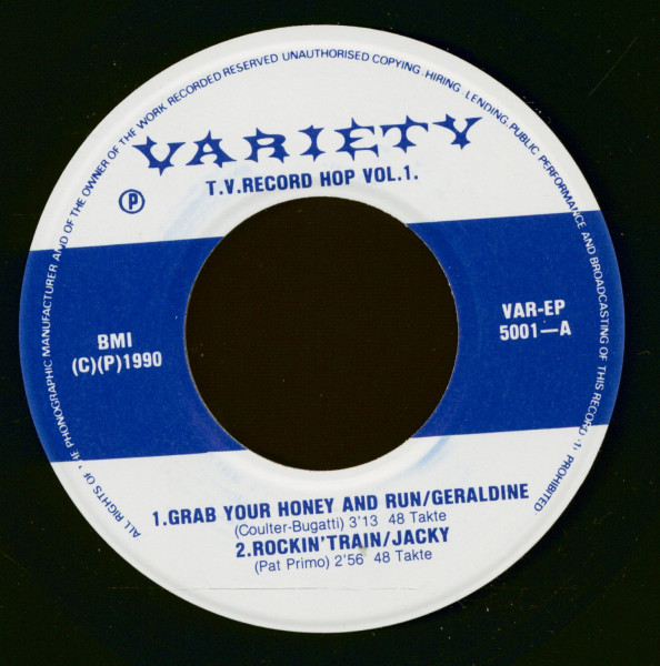 TV Record Hop Vol.1 (7inch, 45rpm, EP)