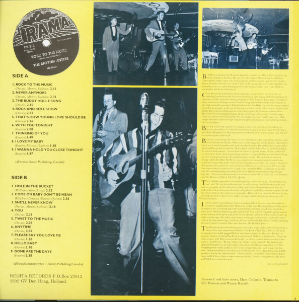 Rock To The Music (LP)