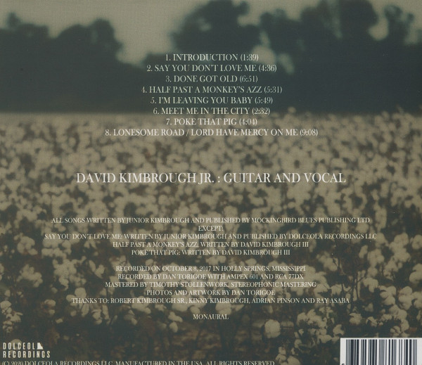 Say You Don't Love Me - The Last Recordings Of David Kimborough Jr. (CD)
