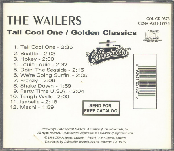 Tall Cool One (CD)