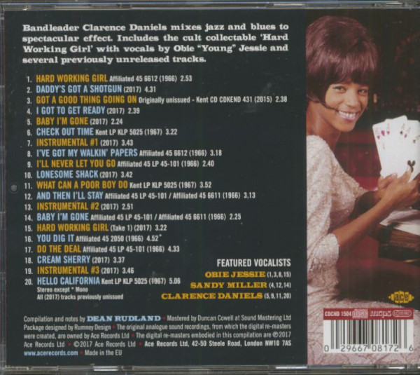 Hard Workin' - Featuring Young Jessie & Sandy Miller (CD)