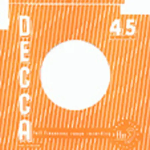 (10) Decca England - 45rpm record sleeve - 7inch Single Cover