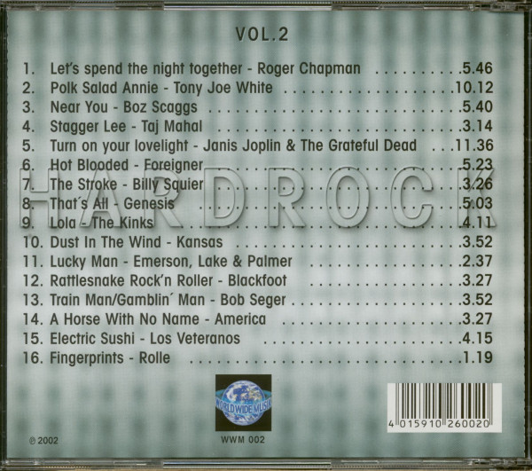 Best Of Hardrock - Vol. 2 (CD)