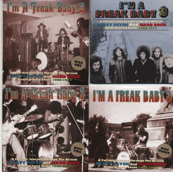 I'm A Freak Baby 3 - A Further Journey Through The British Heavy Psych & Hard Rock Scene (3-CD)