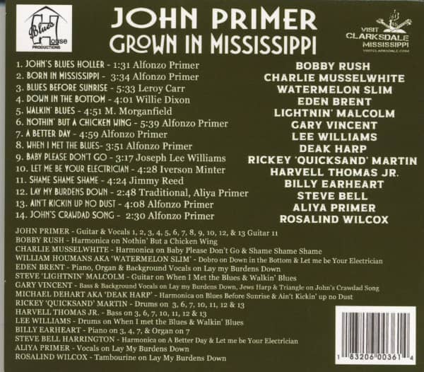 Grown In Mississippi (CD)