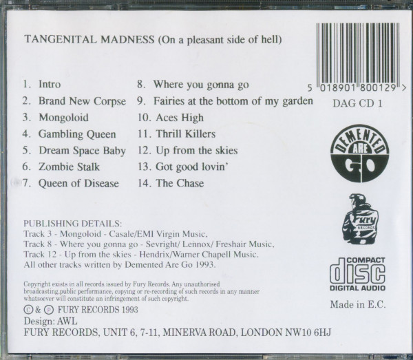 Tangenital Madness (CD Album)