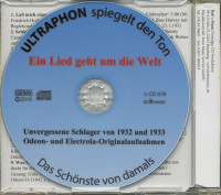 Preview: Ein Lied geht um die Welt - Film- und Tanzschlager von 1932 und 1933 (CD) Preview: Ein Lied geht um die Welt - Film- und Tanzschlager von 1932 und 1933 (CD)