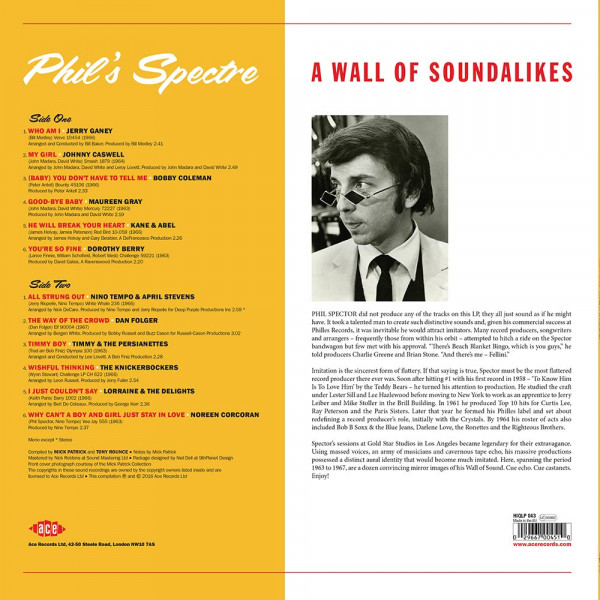 Phil's Spectre - A Wall Of Soundalikes (LP)