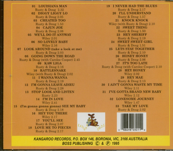 Rusty & Doug Kershaw With Wiley Barkdull (CD)