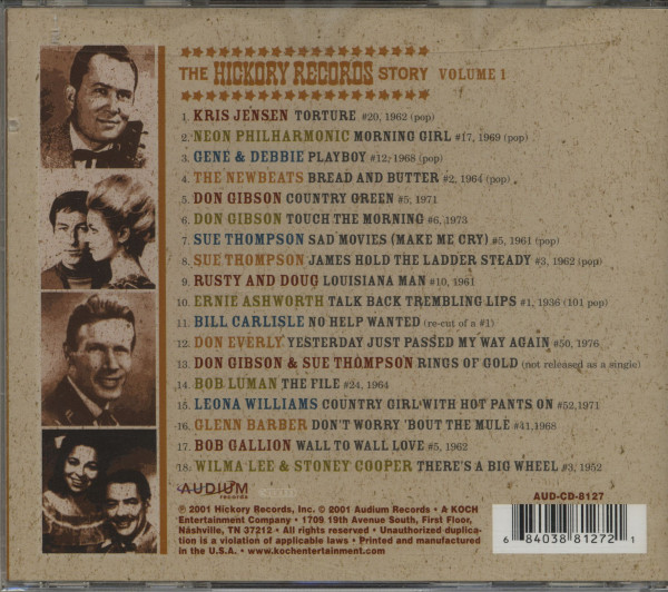 Hickory Records Story Vol.1 (CD)