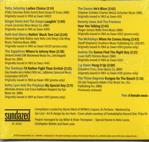 Ladies Choice - The Pen of Swan Records (CD)