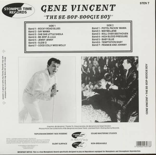 Be Bop Boogie Boy (LP, 10inch)