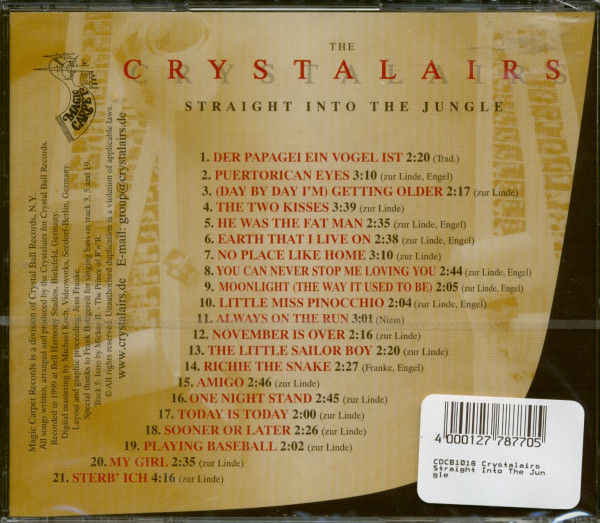 Straight Into The Jungle (CD)