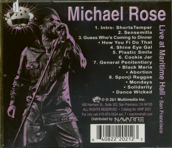 Live At Maritime Hall San Francisco (CD)