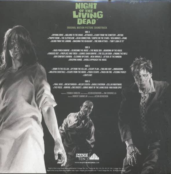 Night Of The Living Dead - Original Motion Picture Soundtrack (2-LP, 180g colored Vinyl)
