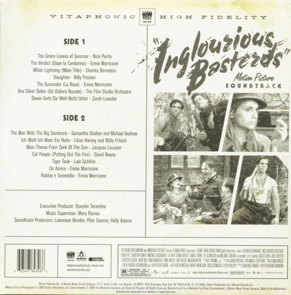 Quentin Tarantino's Inglourious Basterds - Soundtrack (LP. Colored Vinyl, Ltd.)