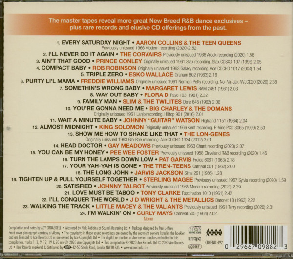 New Breed R&B - Saturday Night Special (CD)