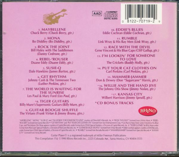 Guitar Player Presents: Legends Of Rock Guitar, Vol.1 - The 50s (CD)