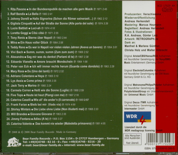 Bella Musica - Stars & Hits aus Italien Folge 2 (CD)