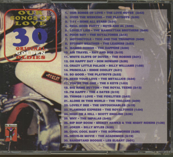 Our Songs Of Love - 30 Original Golden Oldies (CD)