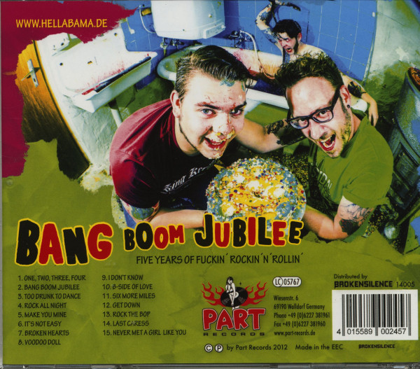 Bang Boom Jubilee - Five Years Of Fuckin' Rockin'N'Rollin' (CD)