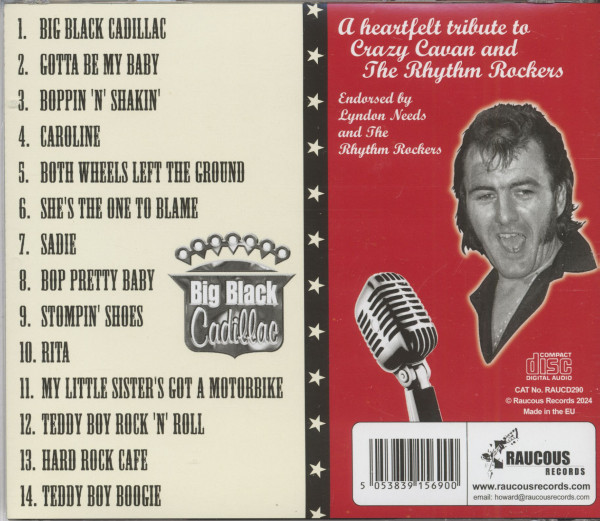 Teddy Boy Boogie - A Tribute To Crazy Cavan and The Rhythm Rockers (CD)
