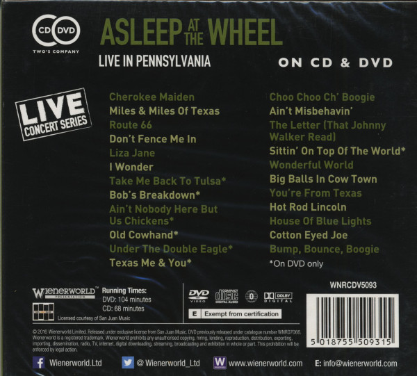 Live In Pennsylvania (CD + DVD)