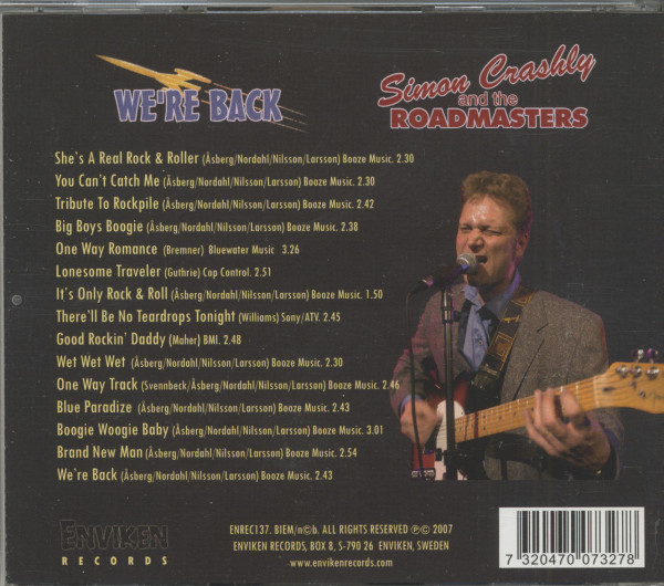 We're Back (CD)