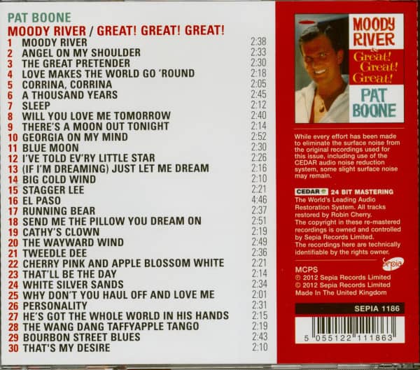 Moody River - Great! Great! Great! (CD)