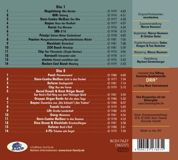 Teil 2 - OST-KRAUT! - Progressives aus den DDR-Archiven 1976-1982 (2-CD)