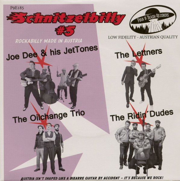 Schnitzelbilly No.5 - Rockabilly Made In Austria (7inch, EP, 33rpm, PS, SC, Black Vinyl)