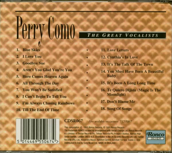 The Great Vocalists (CD)