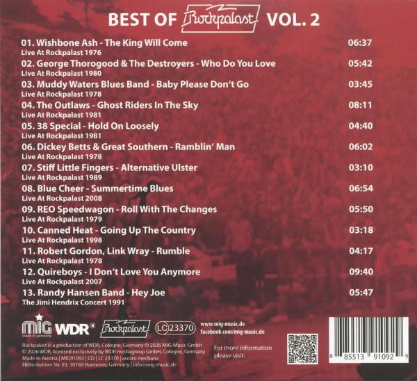 Best Of Rockpalast Vol.2 (CD)
