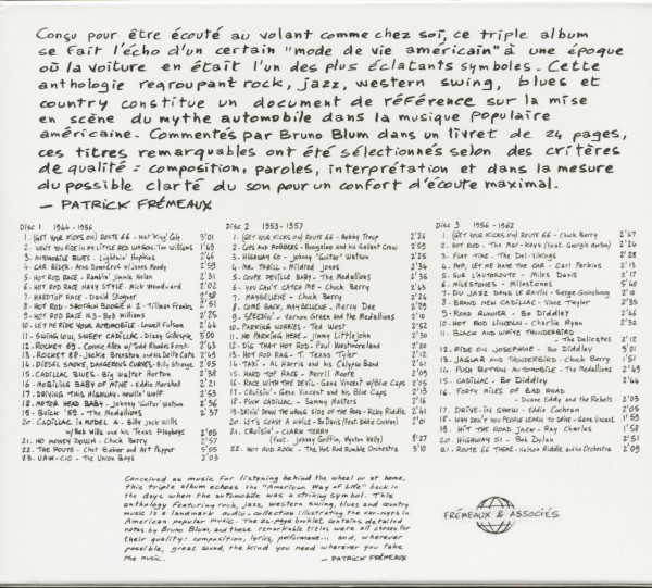 Road Songs - Car Tune Classics 1942-1962 (3-CD)