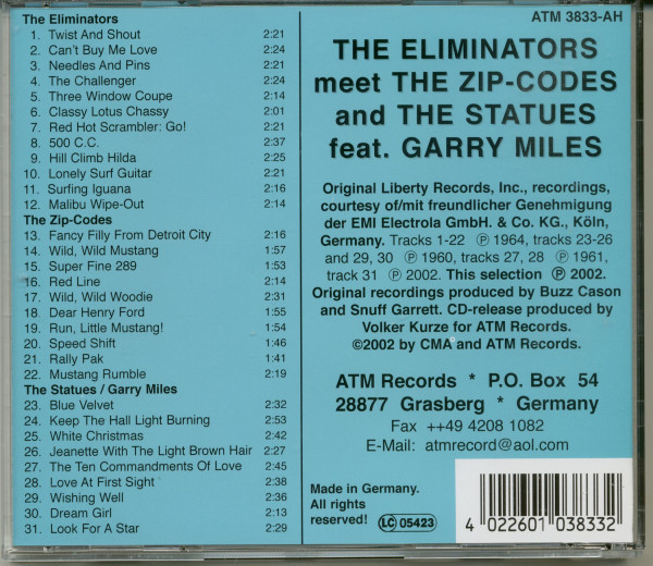 The Eleminators Meet The Zip-Codes (CD)