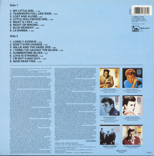 Rock'n'Roll Masters - The Best Of The Crickets (LP)