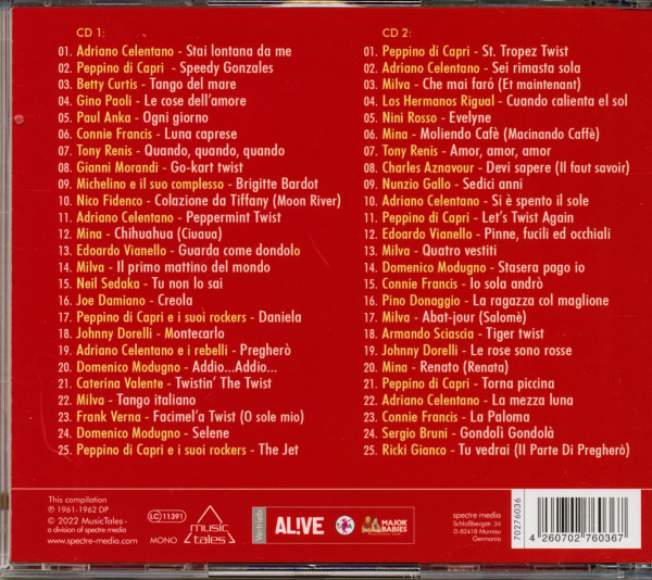 Le Canzoni Dell’Anno 1962 (2-CD)