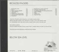 Preview: Below Sea Level (CD) Preview: Below Sea Level (CD)