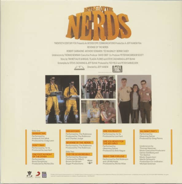 Revenge of the Nerds - Original Motion Picture Sountrack (LP, colored Vinyl, Ltd.)