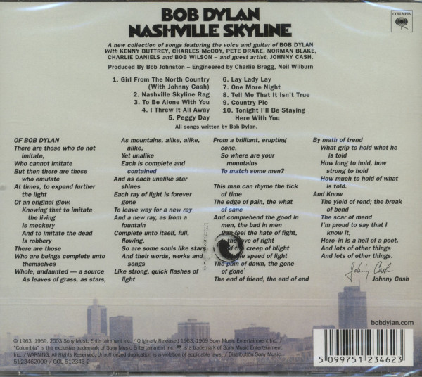 Nashville Skyline (CD)