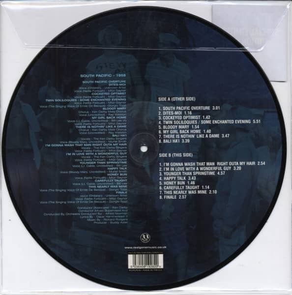 South Pacific - Original Soundtrack (LP, Picture Disc, Ltd.)
