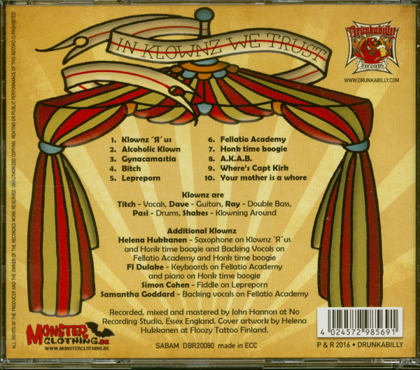 Klownz 'R' Us (CD)