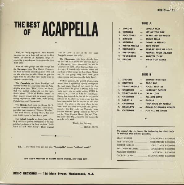 The Best Of Acappella (LP)