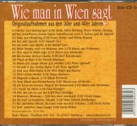 Preview: Wie man in Wien sagt (CD) Preview: Wie man in Wien sagt (CD)