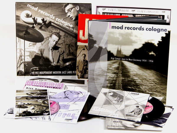 Mod Records Cologne - Jazz In West Germany 1954-56 (5x25cm LP - 6x-45rpm - 4-CD) LP-sized Box